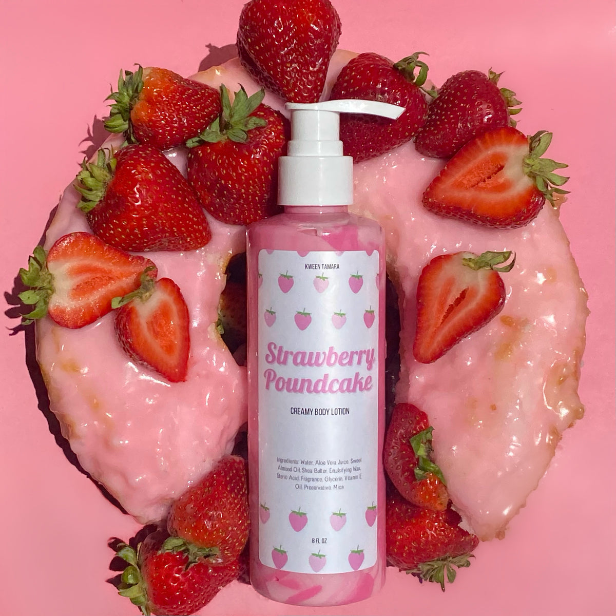 Strawberry Poundcake - Creamy Lotion – Kween Tamara